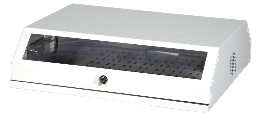 EFB-Elektronik 19" Wandgehäuse 3HE vertikal +5HE horizontal, RAL9010
