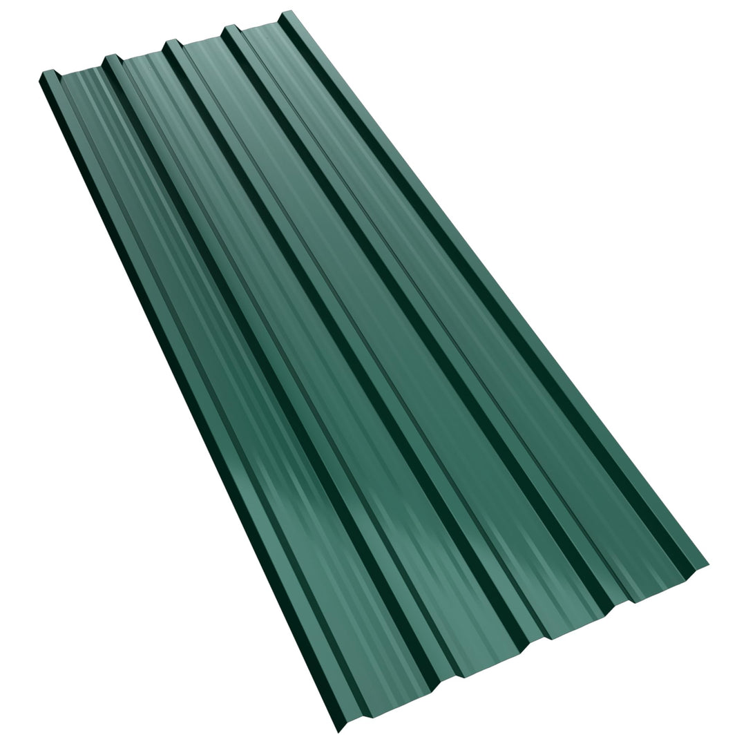 LILIIN 12x Trapezblech Metal Dachplatten Wellplatten Dach, Verzinkt Trapezoidal Sheet, Wetterfest &