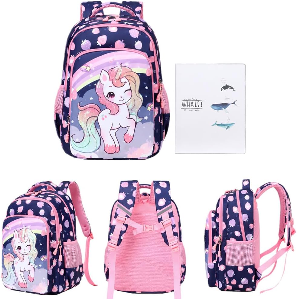 Jumpopack Kinder Schulrucksack Schultaschen Einhorn Schultasche Mädchen 1. Klasse Schulranzen Kinder