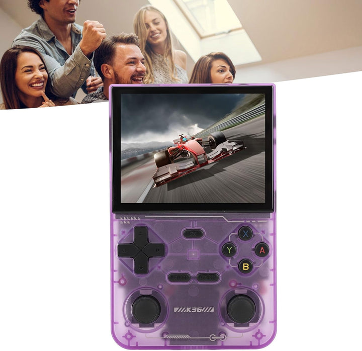 K36 Retro-Spielekonsole, Handheld-Joystick-Spielekonsole, 3500-mAh-Akku mit Grosser Kapazität, Integ