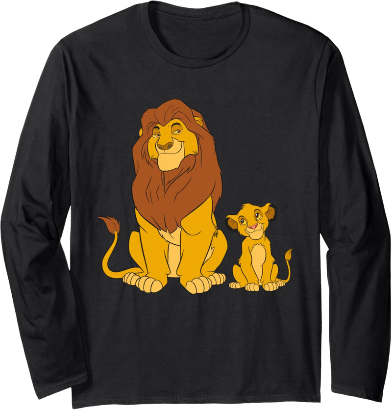 Disney The Lion King Young Simba and Mufasa Langarmshirt