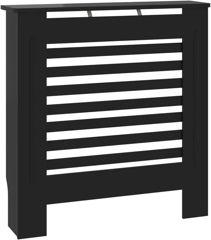 Wohnzimmer Heizkörperabdeckung 78x19x81.5 cm MDF Heizkörperverkleidung Dekorative Lamellen-Design He