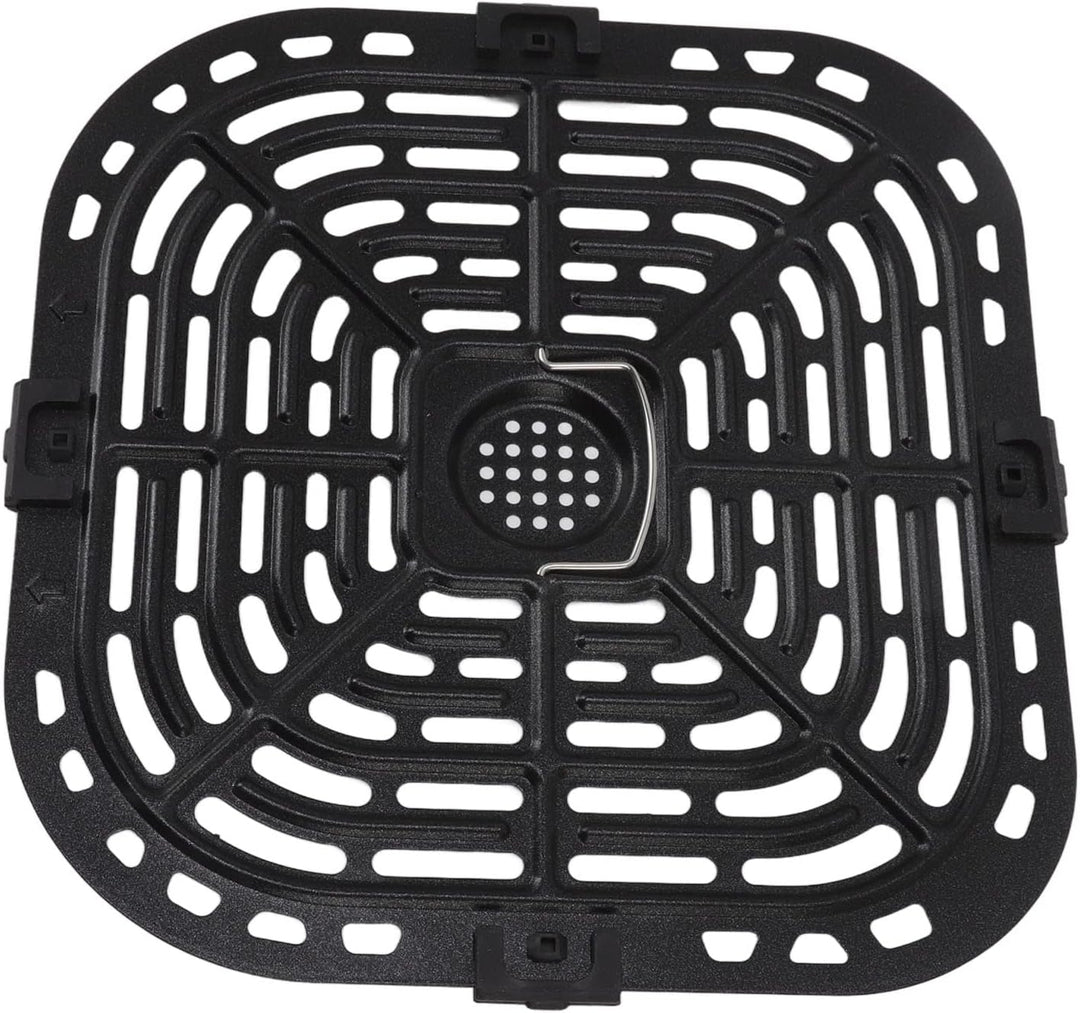 Quadratische Grillpfanne 24x23 cm für Heissluftfritteuse Zubehör, Ersatz Backplatte für Fritteusen A
