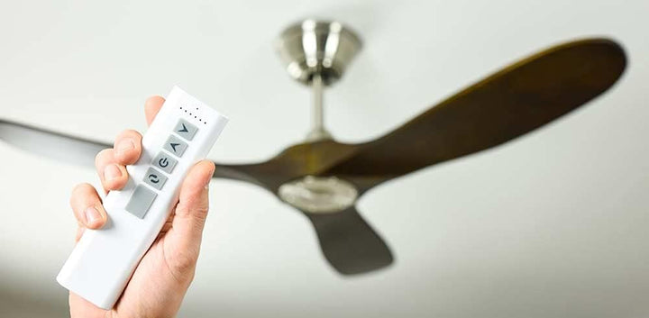 CasaFana kaiserkraft | Deckenventilator ECO GENUINO | Rotorblatt-Ø 1220 mm | nuss/Chrom
