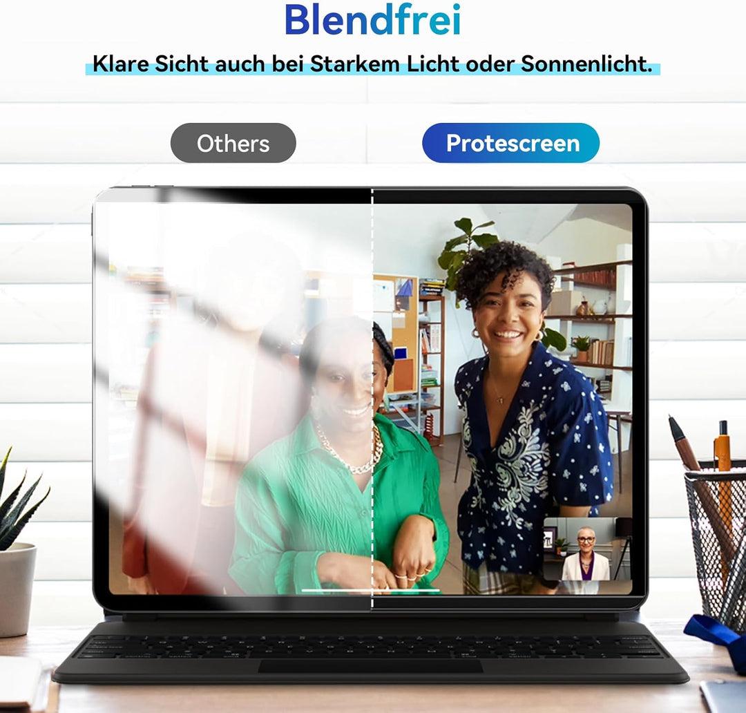 Magnetischer Blickschutzfilter Kompatibel Mit iPad Pro 12.9 Zoll (2022 M2/2021/2020/2018), Abnehmbar