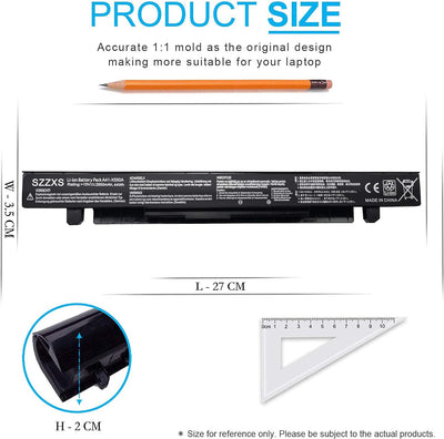 SZZXS Laptop-Akku A41-X550A【2950mAh 15V】für ASUS X550CA X550LB A450A550F450F550F550CF550LF552F552CF5