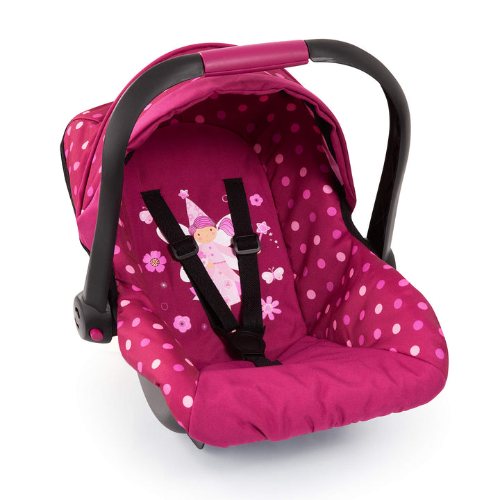 Bayer Design 67967AA Puppen-Autositz EasyGo, Puppenzubehör, passend zu Vario-Puppenwagen, mit Abdeck