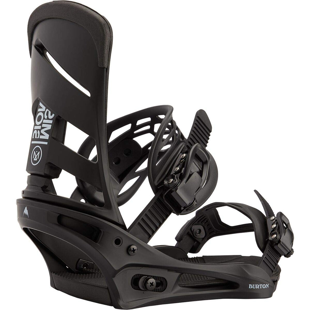 Burton Men's Mission Re:Flex Snowboard Binding Schwarz US: 8-11, Schwarz US: 8-11