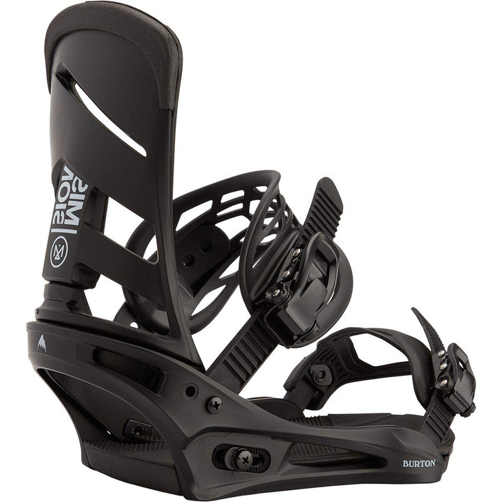 Burton Men's Mission Re:Flex Snowboard Binding Schwarz US: 8-11, Schwarz US: 8-11