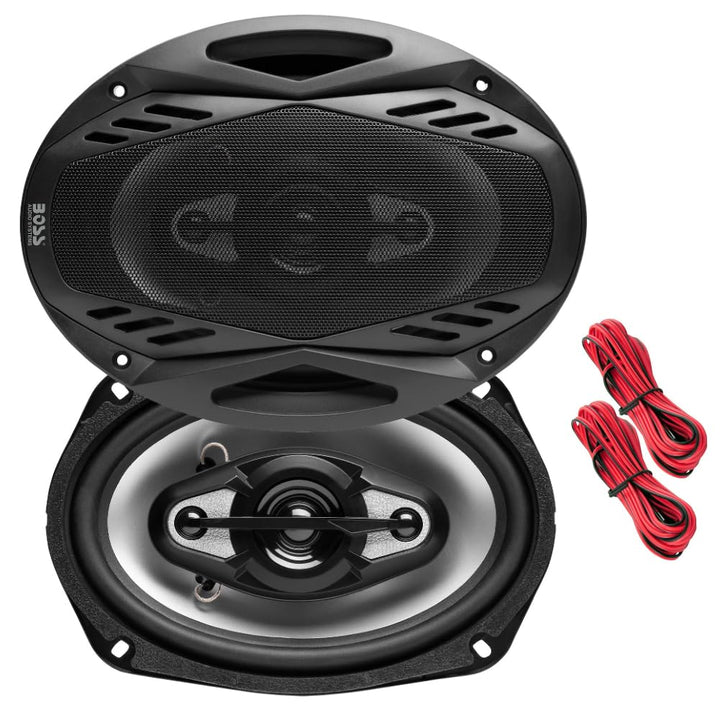 Set FÜR BOSS Audio Systems NX694 2 Koaxiallautsprecher 6 x 9 4-Wege, 15,2 x 22,9 cm, 400 Watt rms, 8