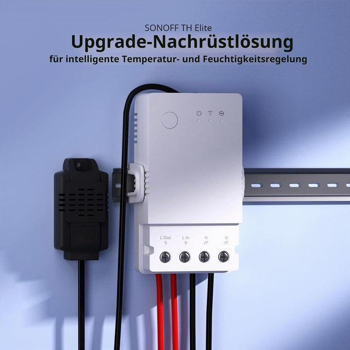 SONOFF THR320 Origin 20A Smart Schalter mit Temperatur und Luftfeuchtigkeit Überwachung Kompatibel m