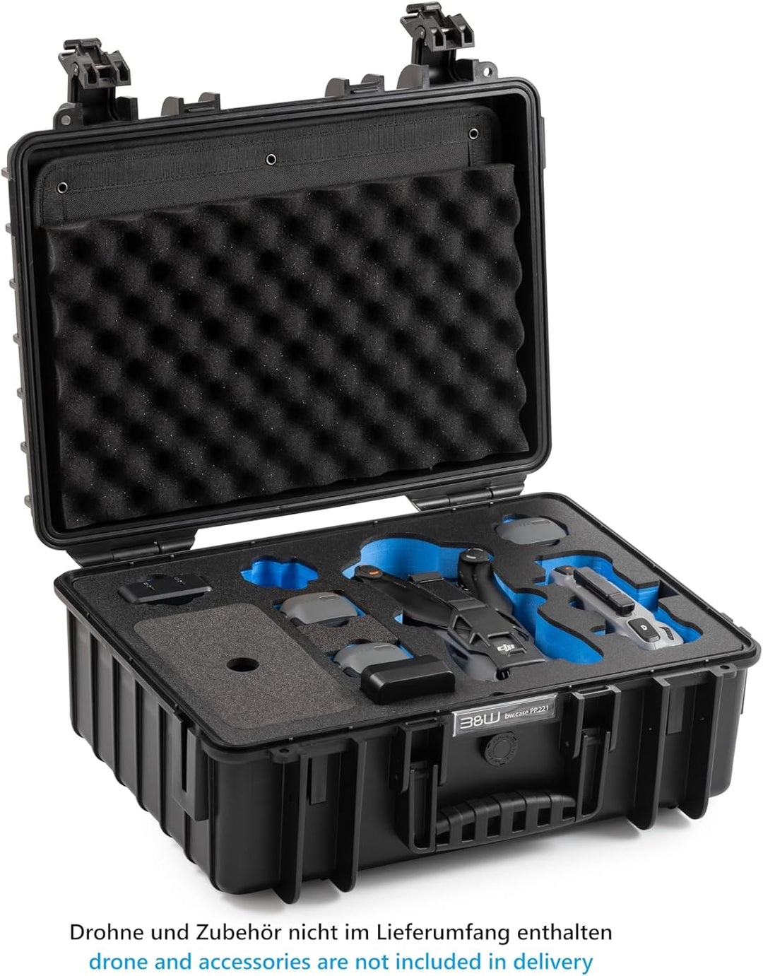 B&W International Transportkoffer Outdoor 5000 (PP.221) – für DJI Mavic 4 Pro – Wasserdicht (IP67),