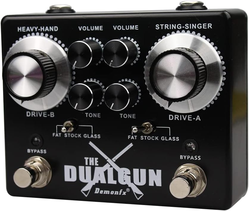 DemonFX DUAL GUN - 2 tone Overdrive Pedal