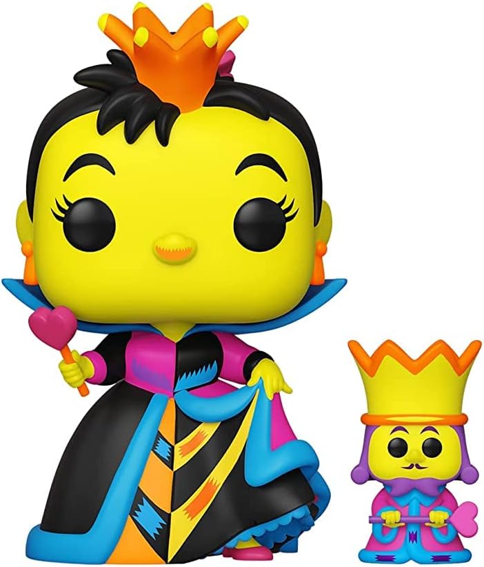 POP! Alice in Wonderland 1063 Queen of Hearts with King Blacklight Exclusive