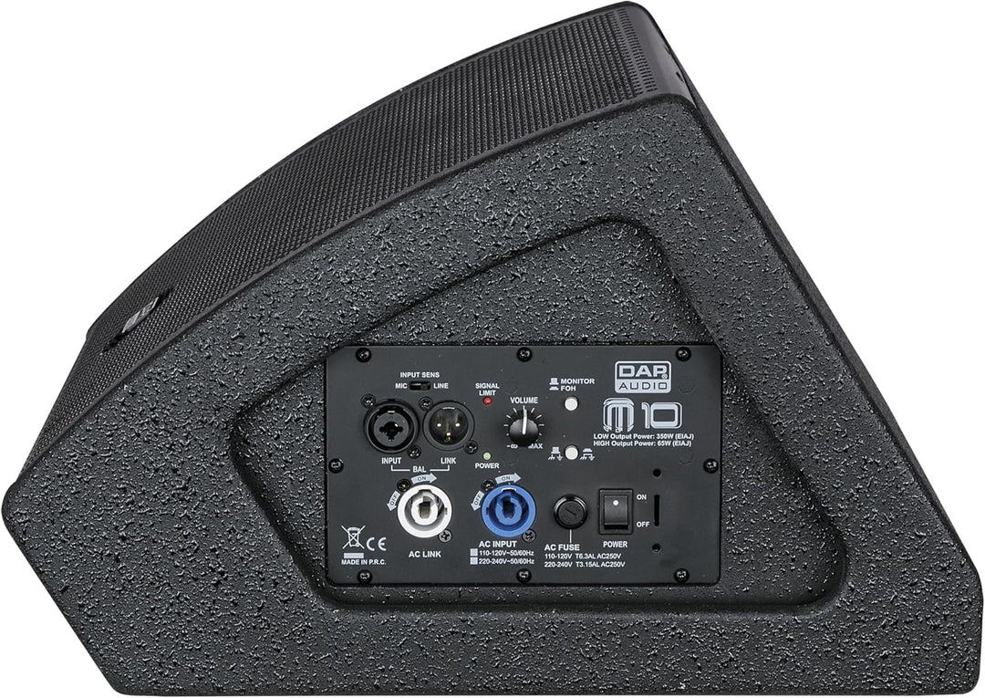 DAP M10, aktiver Monitorlautsprecher, 415 Watt, 10 Zoll