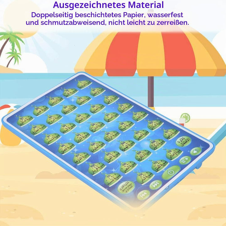 Arabische Lesemaschine Kinderfrühes Sprachlernauflagen Tablet elektronisches pädagogisches Spielzeug
