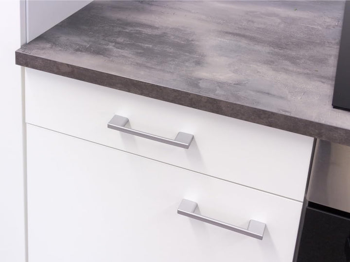 Smart Möbel Frontblende für vollintegrierten Geschirrspüler 60 cm Weiss - Toska