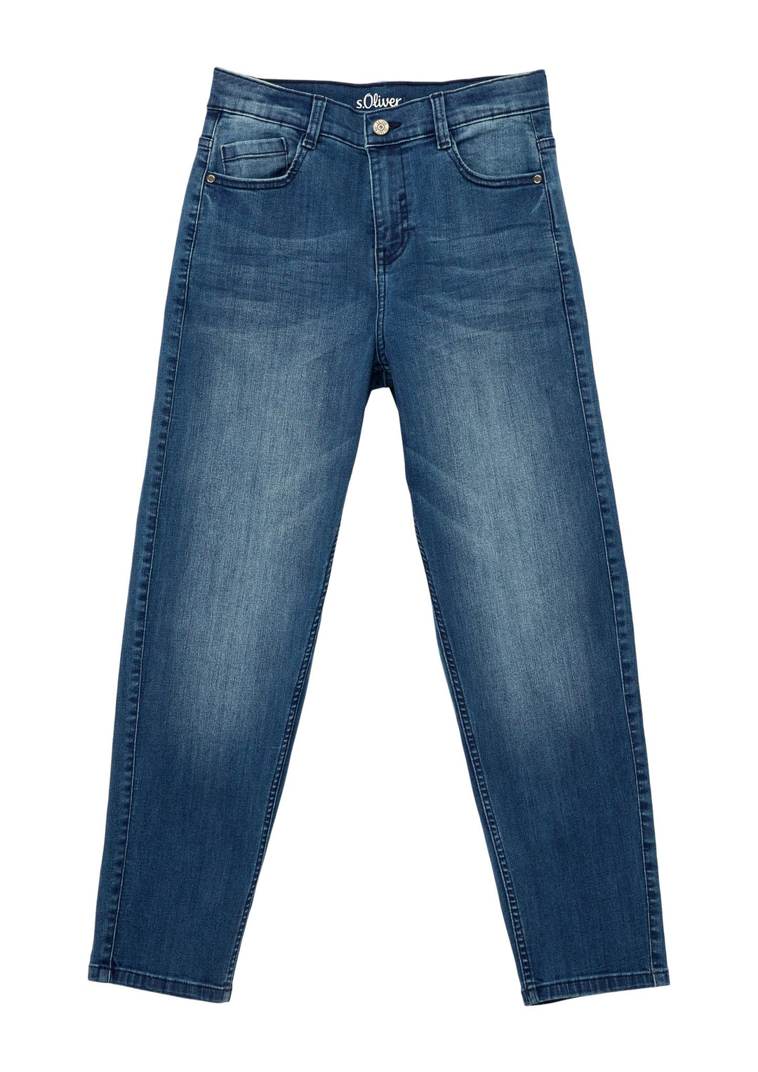s.Oliver Jeans Dad/Relaxed Fit/Mid Rise/Tapered Leg 152 Slim Blau 57z6, 152 Slim Blau 57z6