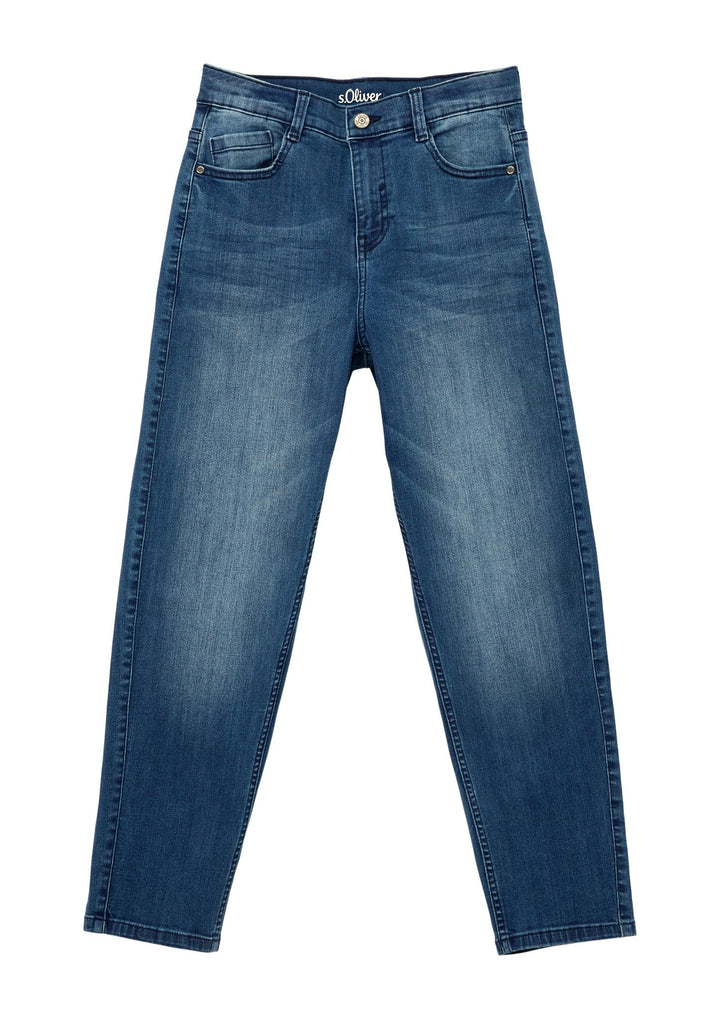 s.Oliver Jeans Dad/Relaxed Fit/Mid Rise/Tapered Leg 152 Slim Blau 57z6, 152 Slim Blau 57z6