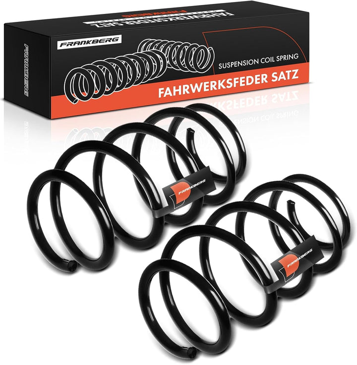Frankberg 2x Federn Fahrwerksfeder Vorderachse Links Rechts Kompatibel mit Corsa C X01 F08 F68 2000-