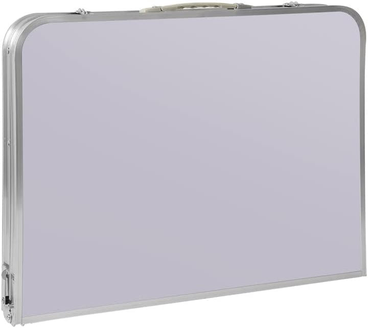 Klappbarer Campingtisch mit 2 verstellbaren Höhen (37/67 cm), Aluminium-Klapptisch, tragbarer Campin