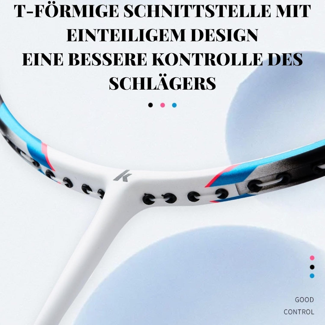 A1 TAAN Kawasaki Graphit Badminton Set Profi Graphit Badminton schläger Leichtgewicht & Hochleistung