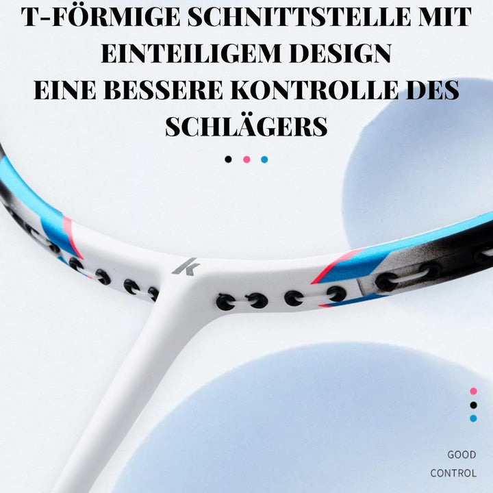 A1 TAAN Kawasaki Graphit Badminton Set Profi Graphit Badminton schläger Leichtgewicht & Hochleistung