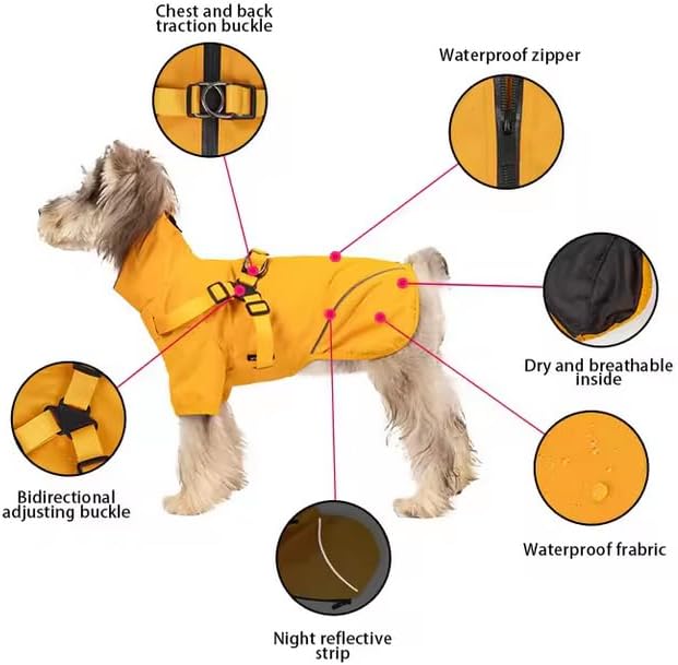 Hunde Regenjacke Winterweste Jacken Hundemantel Hundepullover Haustier Skifahren Kostüm Ärmellose Ba
