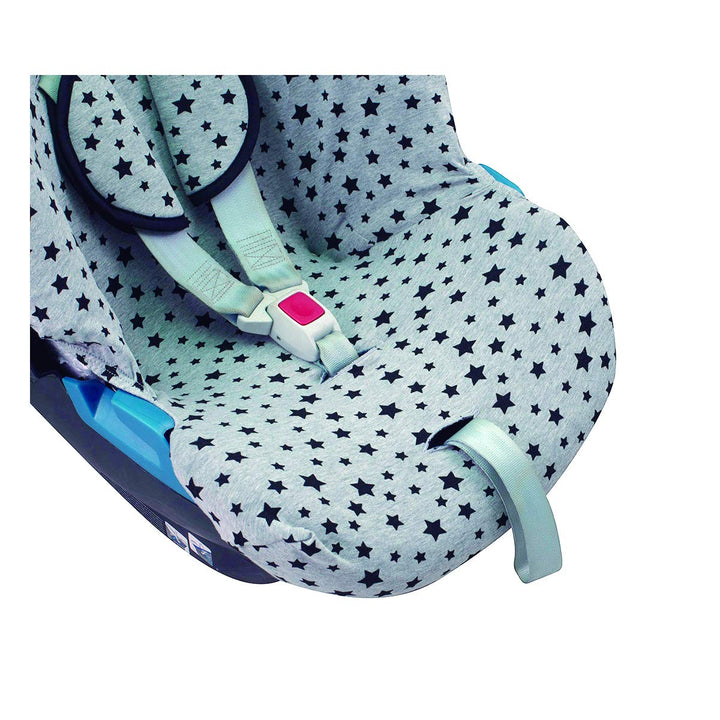 JYOKO KIDS Bezug für Autositz kompatibel mit Cybex Aton Cloud- Q-M-2-4-5, aus Baumwolle (Aton 2, Bla