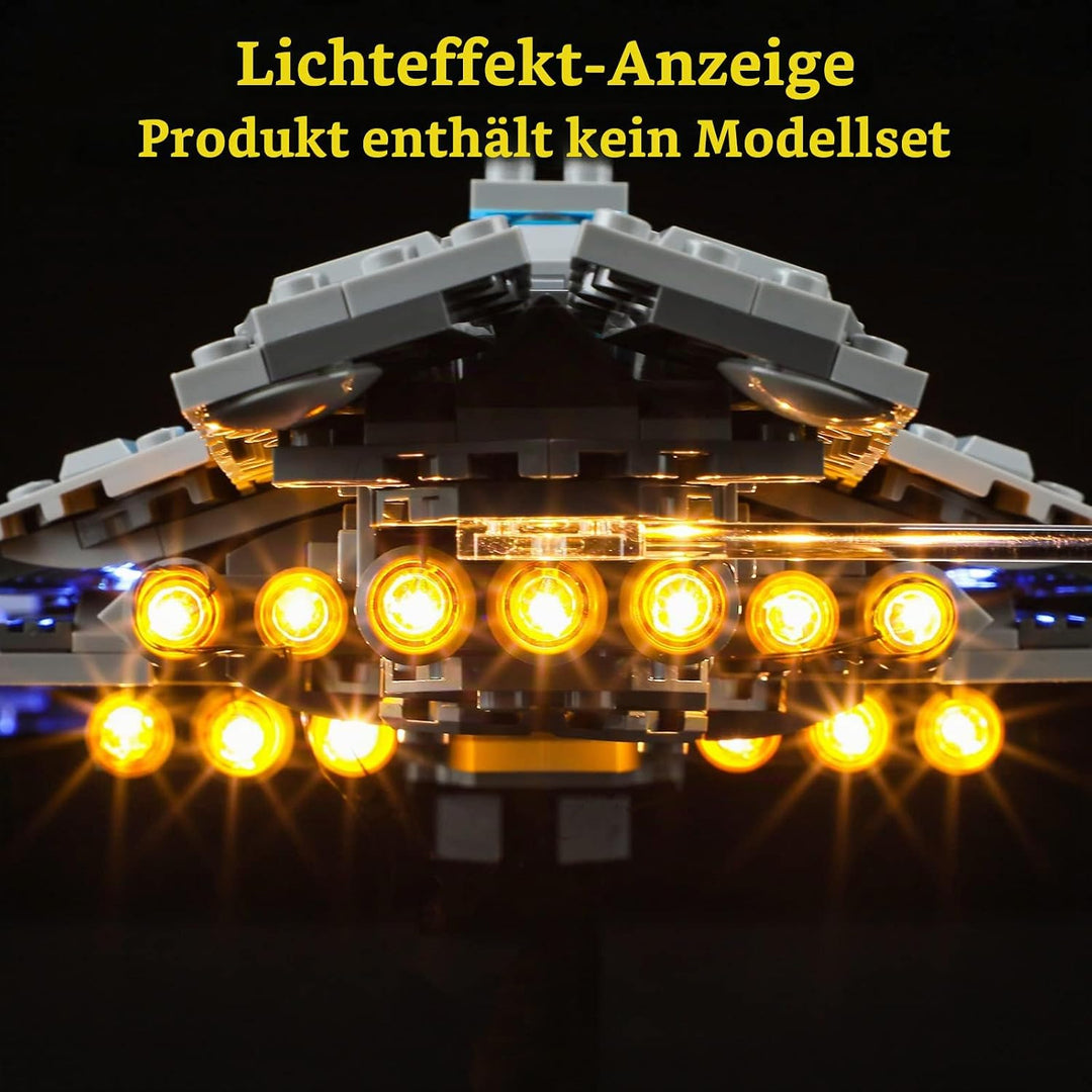 GEAMENT LED Licht-Set Kompatibel mit Lego Supersternzerstörer Executor (Executor Super Star Destroye