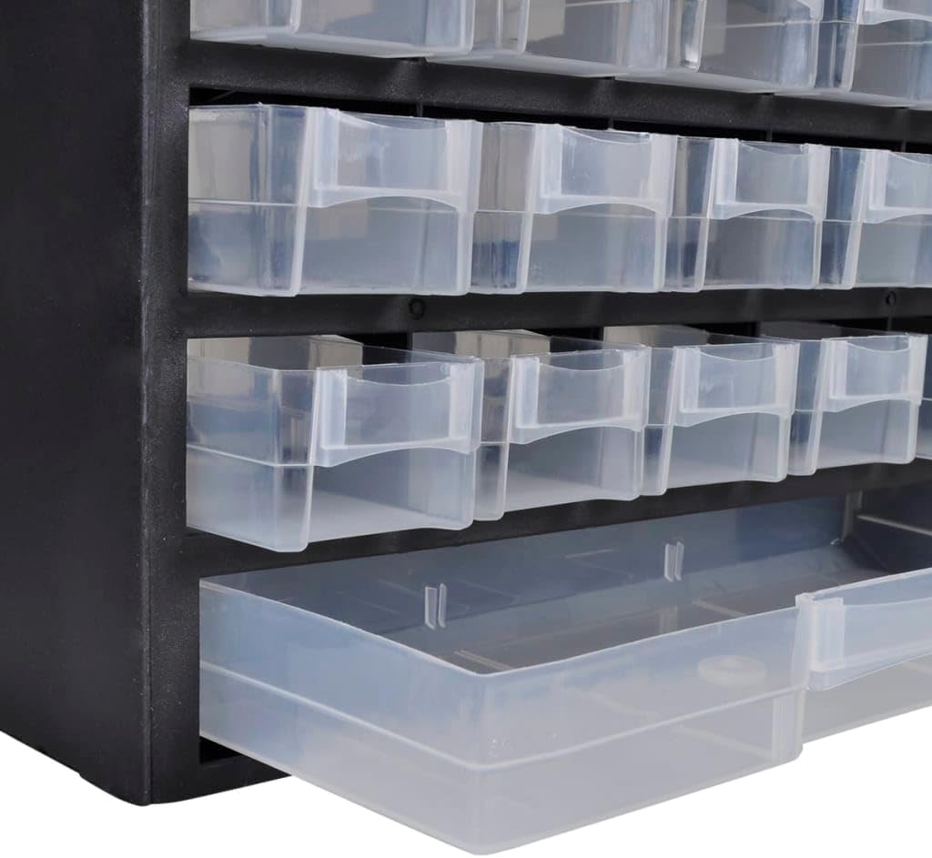 vidaXL Sortimentskasten 41 Fächer Sortimentsboxen Kleinteilemagazin Organizer
