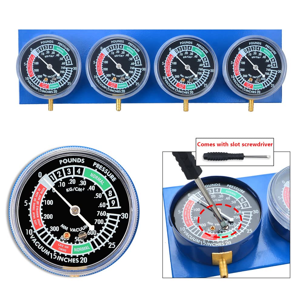 4-Zylinder-Vergaser-Synchronisierer-Kit Vakuummeter Balancer Sync-Ausgleichsmessgeräte für Motorrad-