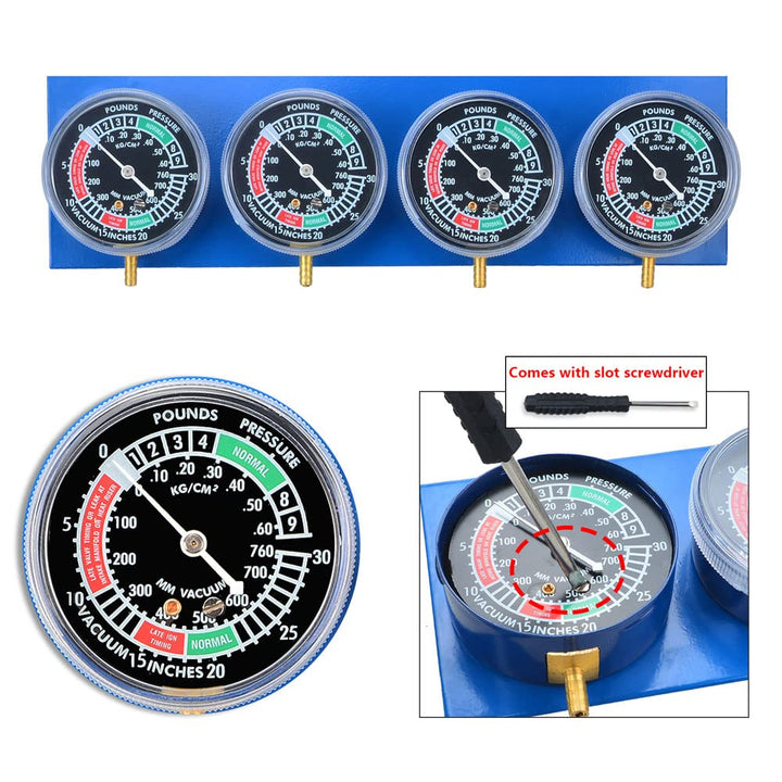 4-Zylinder-Vergaser-Synchronisierer-Kit Vakuummeter Balancer Sync-Ausgleichsmessgeräte für Motorrad-