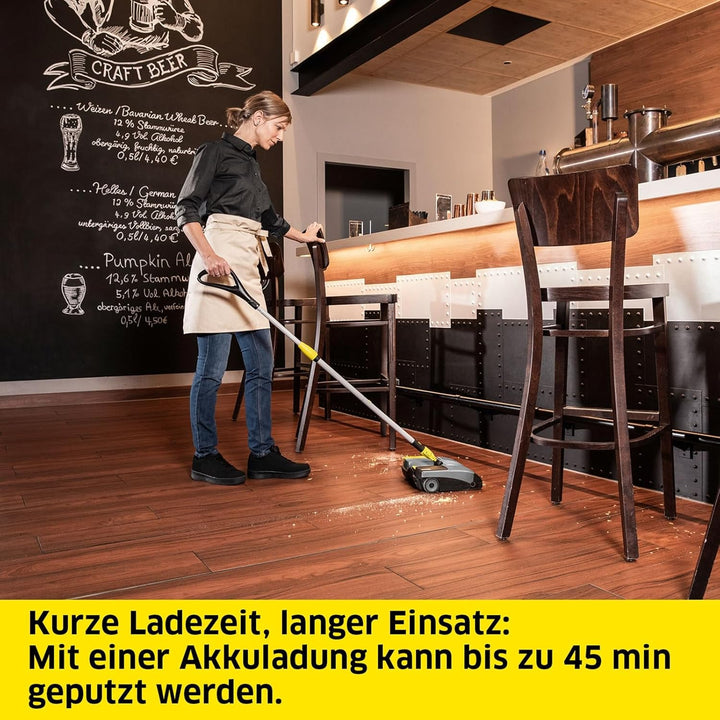 Kärcher Elektrobesen EB 30/1 Li-Ion, kabellos, für professionelle Anwender, auswechselbare Kehrwalze