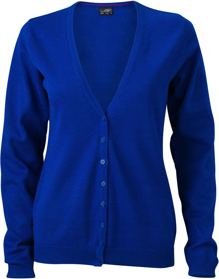 JN660 Damencardigan Strickjacke Damen Cardigan V-Neck M,Royal