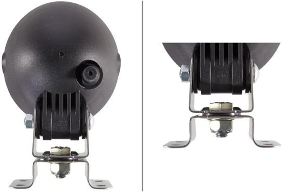 HELLA - Halogen-Arbeitsscheinwerfer - Mega Beam - 12/24V - geschraubt/Anbau/Schraubanschluss - 4-Pun