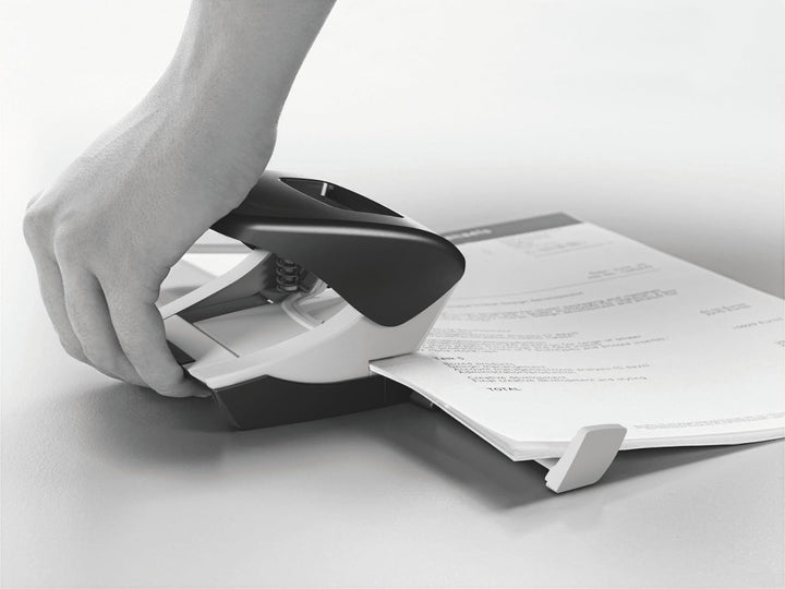 Leitz IQ Home Office Aktenvernichter, 10 Blatt Kapazität, Partikelschnitt, weiss, 80090000 &amp; Büro Lo