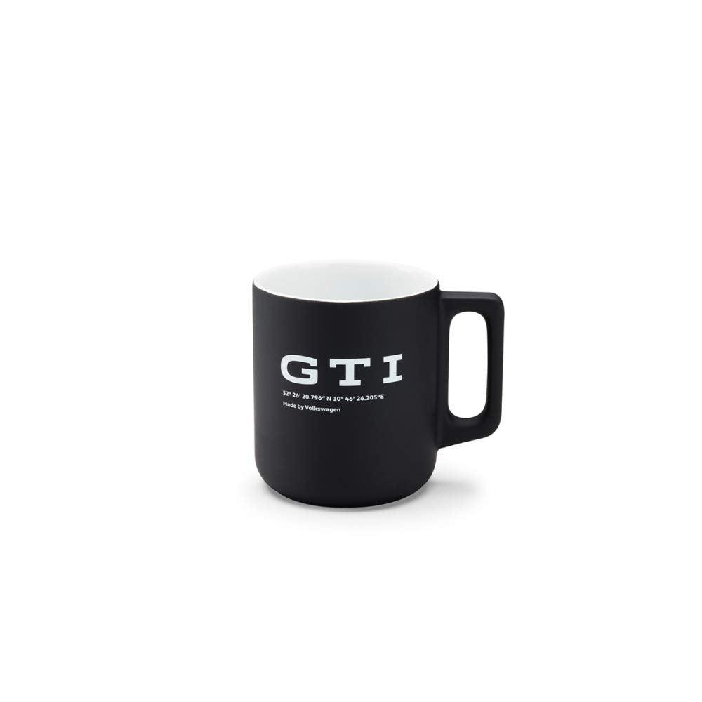 Volkswagen 5HV069601A Tasse Porzellan Becher 360ml Kaffeetasse, schwarz