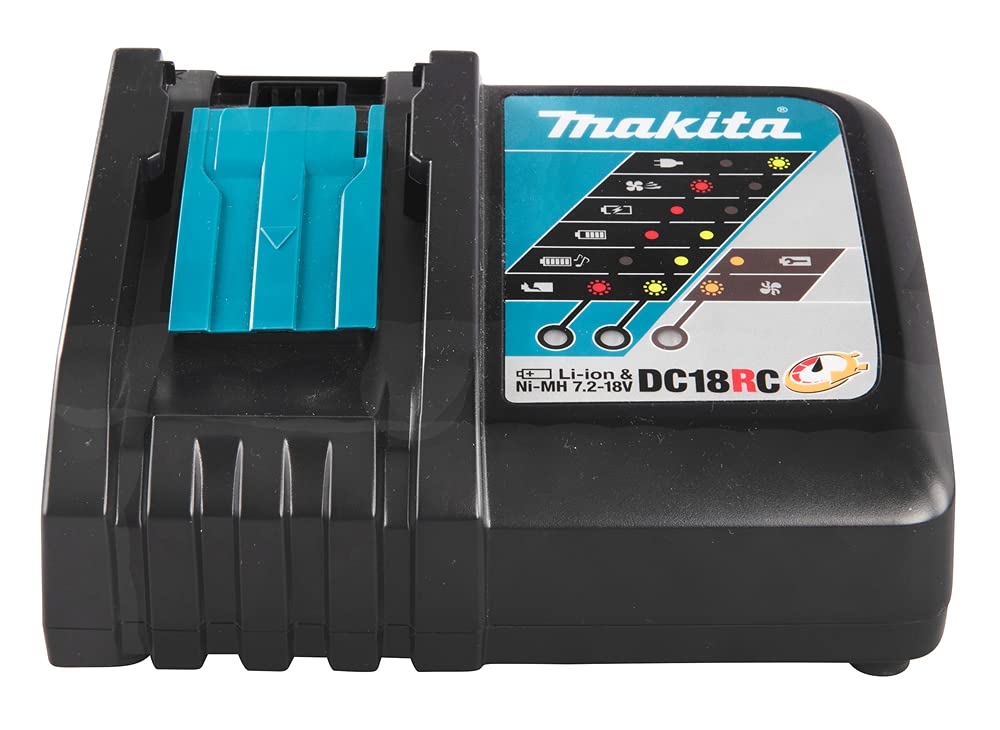 Makita DC18RC Ladegerät, 12x800 mm Schwarz