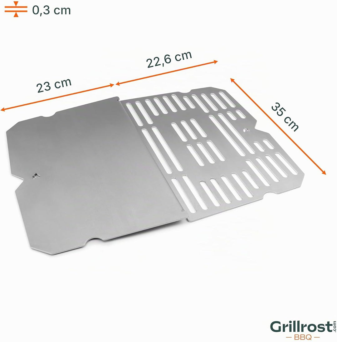 Rost &amp; Plancha Set für Burnhard Wayne - Das Edelstahl Upgrade Burnhard Wayne Rost u Plancha Set, Bur