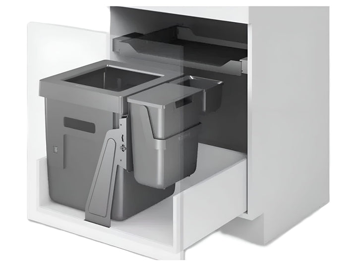 PEKA Oeko Universal 40+6+1.2 Liter 200.1668.43 Einbau Abfallsammler Anthrazit