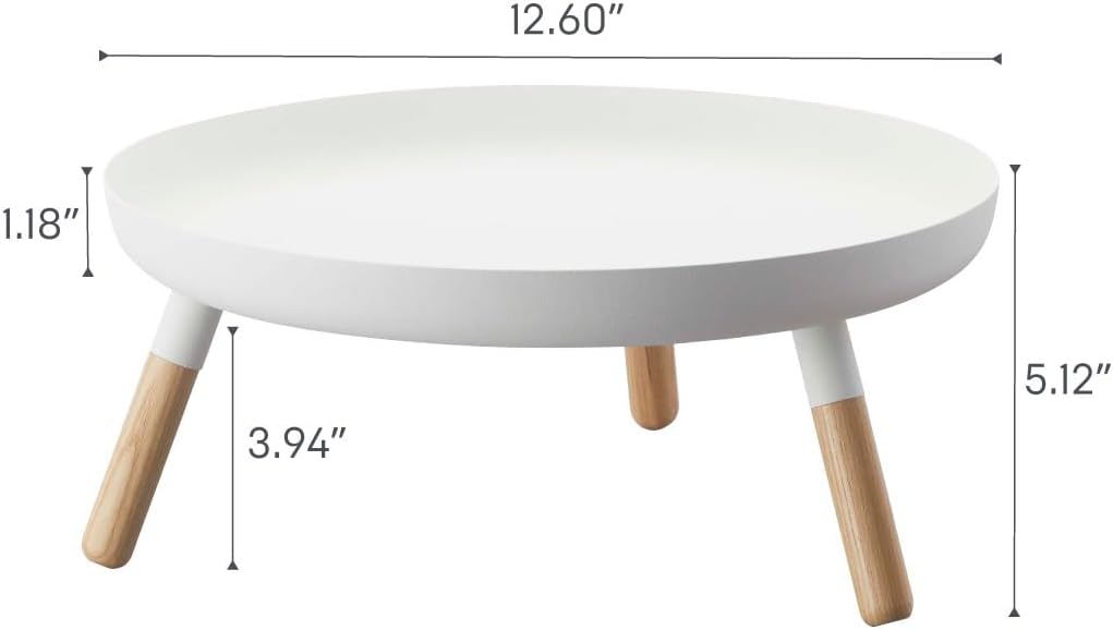 YAMAZAKI Plain Tabletttisch, Weiss, One Size, Weiss