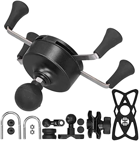 aqxreight Handyhalter, Handyhalter X-Grip Lenkermodifikation Universal mit 13 Zubehörteilen für IOS
