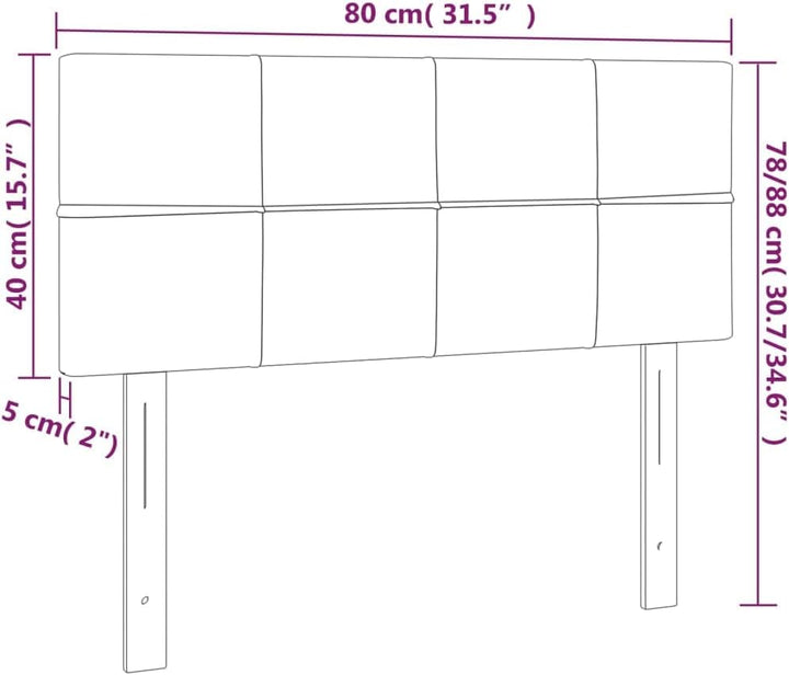 vidaXL Kopfteil, Bettkopfteil mit Holzbeinen, Höhenverstellbar Polsterkopfteil für Bett, Betthaupt B
