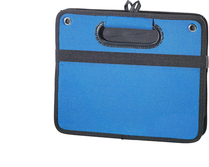CB Präsentwerbung GmbH Kofferraumtasche aus Polyester mit stabilem Boden (blau - neutral) - Klappbox