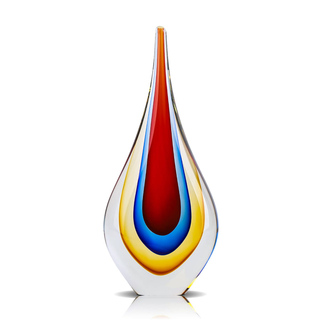 LCCCK Handgefertigte Murano Glas Skulpturen - Elegante Glaskunst Figuren Deko für Wohnzimmer, Fenste