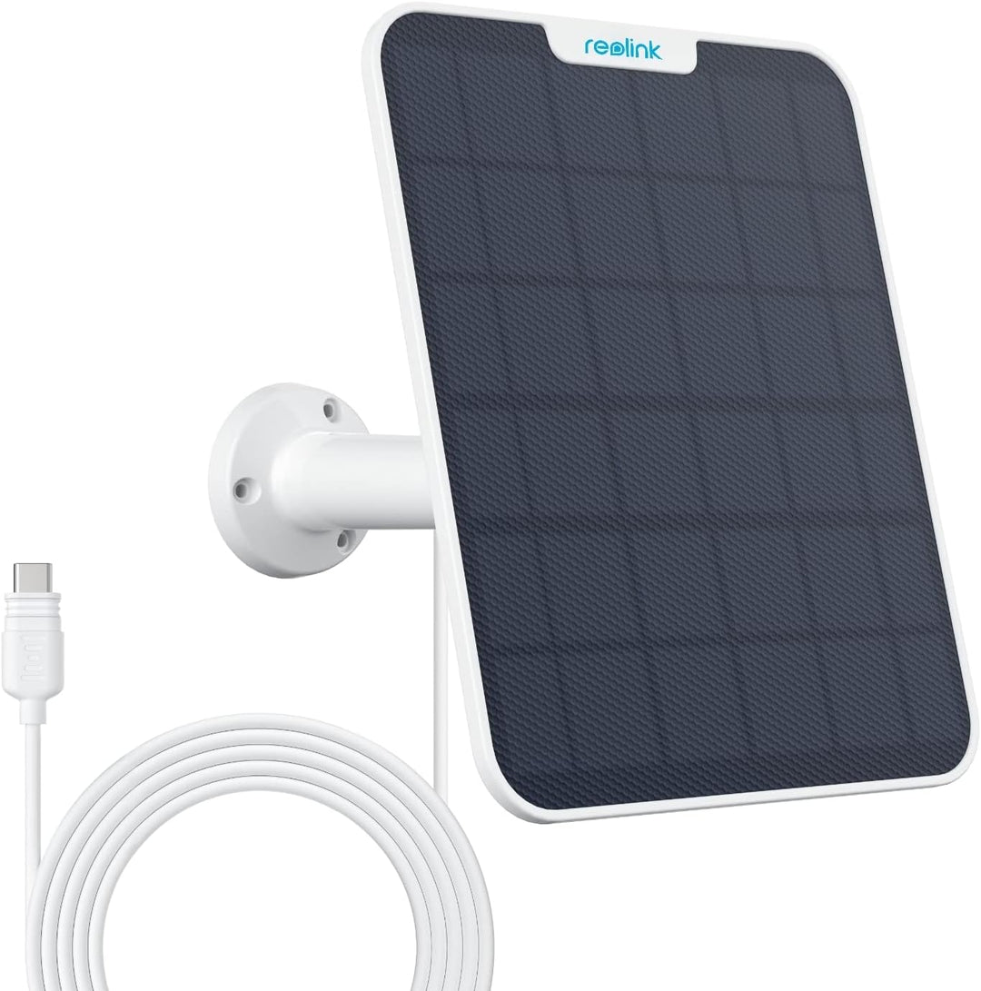 [2023 Update-Version] Reolink 6W Solarpanel für Akku Überwachungskamera Aussen, USB Schnittstelle, S