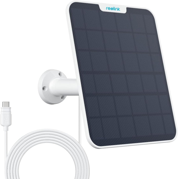 [2023 Update-Version] Reolink 6W Solarpanel für Akku Überwachungskamera Aussen, USB Schnittstelle, S