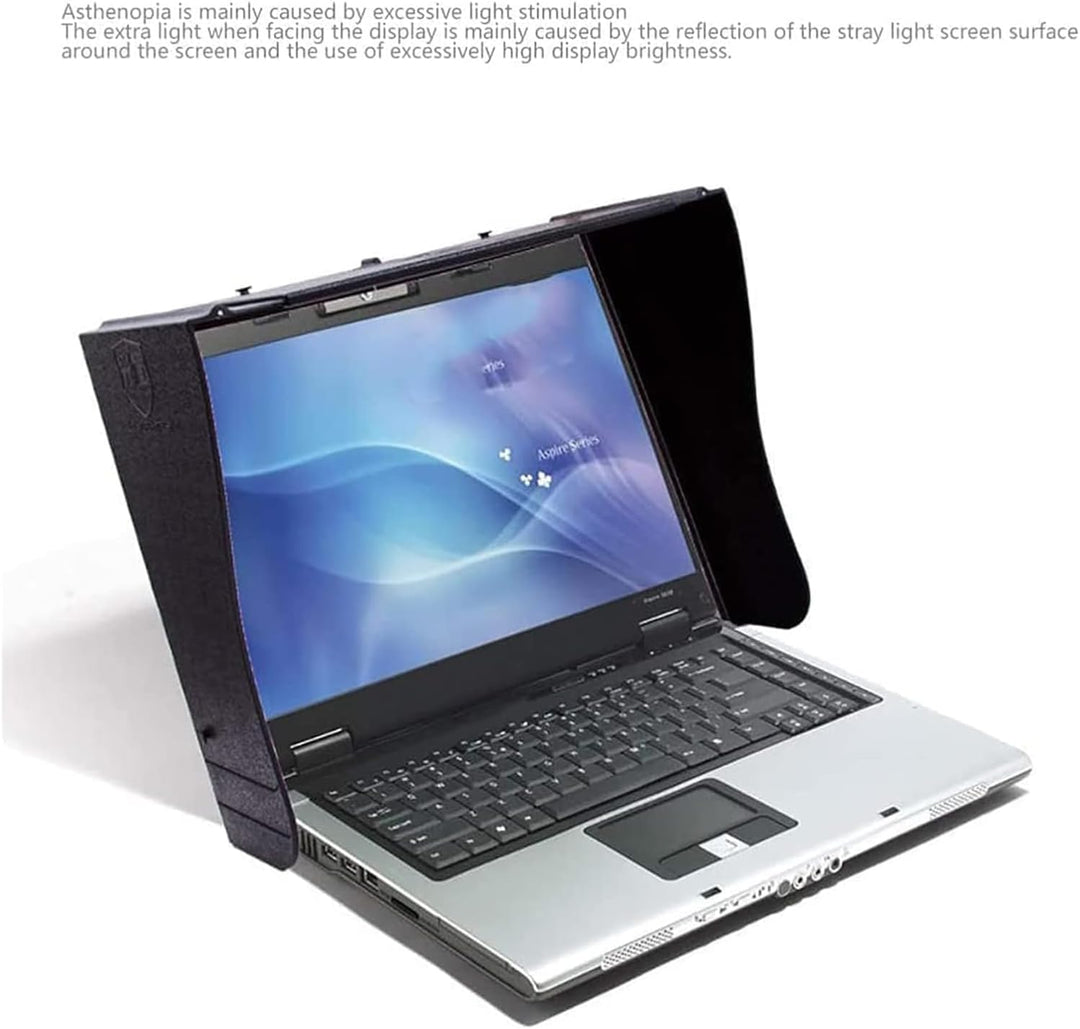 COYEUX Laptop-Sonnenschutz, Computer-Sonnenschutz, faltbar, blendfrei, bietet Privatsphäre und Schut