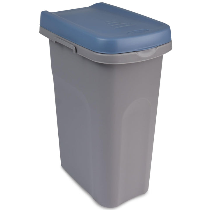 40L Mülleimer blau Küche Mülltonne Abfalleimer Trash Bin Gelber Sack Müll Blau 40 Liter, Blau 40 Lit
